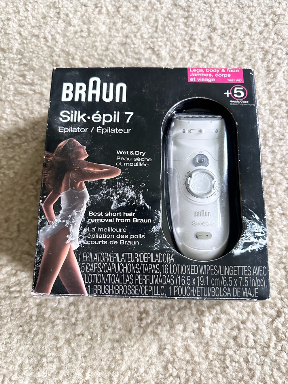 Braun Silk-épil 7 White Wet & Dry Epilator